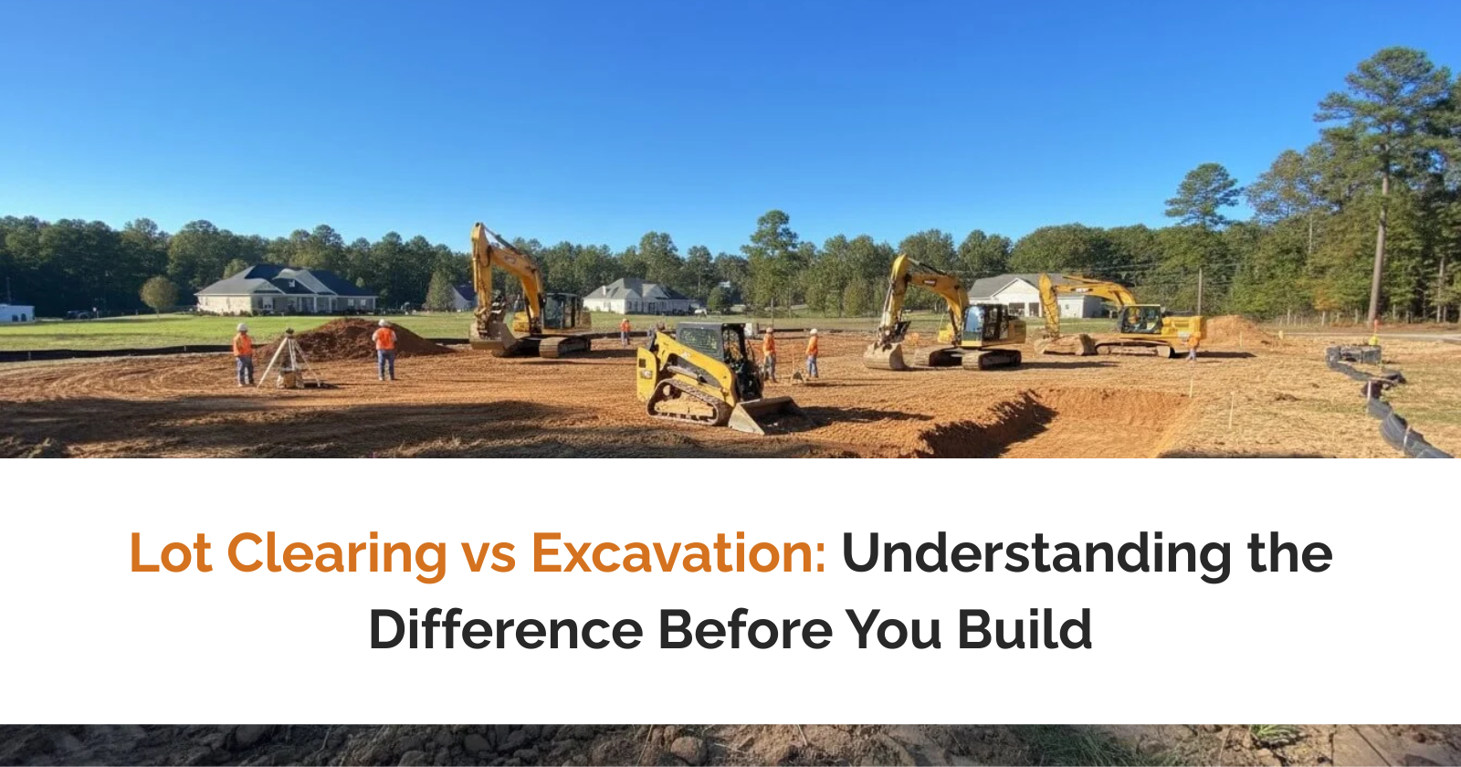 grading and excavating contractor