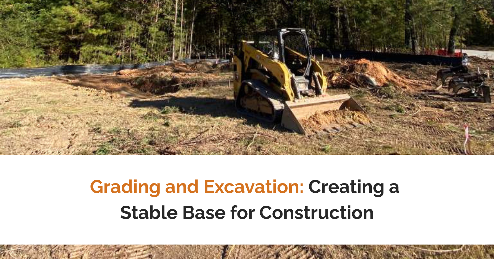 Professional site grading services Atlanta